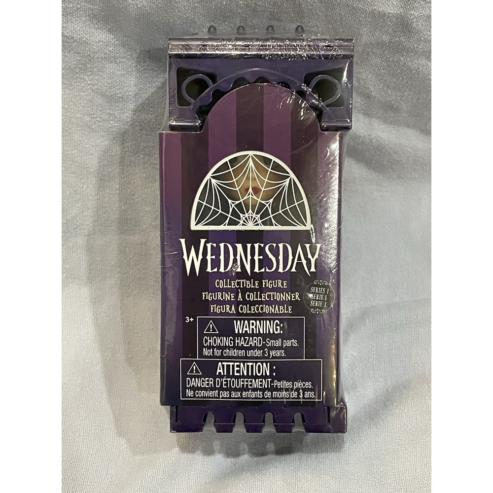 Just Play Wednesday Collectible Figure Series 1 Stackable House Dress Wednesday